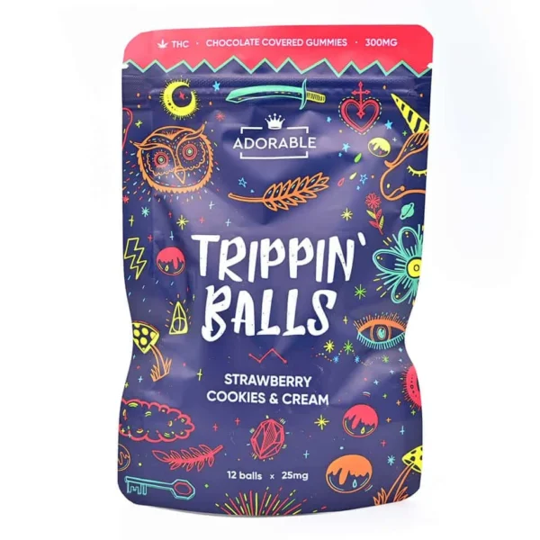 300mg THC infused Trippin Balls – Adorable